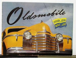 1941 Oldsmobile 66 68 76 78 96 98 Canadian Sales Brochure & Specifications