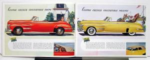 1941 Oldsmobile 66 68 76 78 96 98 Canadian Sales Brochure & Specifications