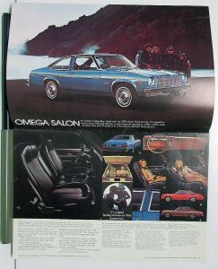 1975 Oldsmobile Omega Cutlass Delta 88 98 Toronado Canadian Sales Brochure