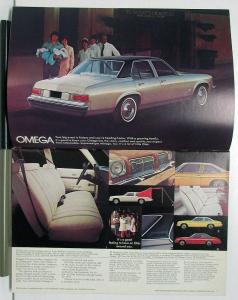 1975 Oldsmobile Omega Cutlass Delta 88 98 Toronado Canadian Sales Brochure