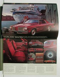 1975 Oldsmobile Omega Cutlass Delta 88 98 Toronado Canadian Sales Brochure