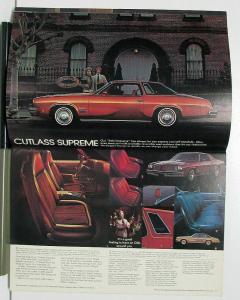 1975 Oldsmobile Omega Cutlass Delta 88 98 Toronado Canadian Sales Brochure