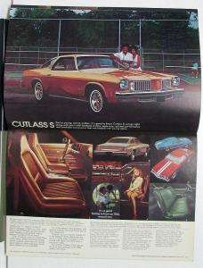 1975 Oldsmobile Omega Cutlass Delta 88 98 Toronado Canadian Sales Brochure