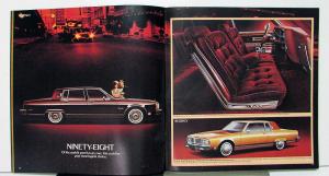 1980 Oldsmobile Delta 88 Custom Cruiser 98 Toronado Canadian Sales Brochure