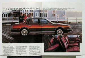 1983 Oldsmobile Cutlass Ciera Canadian Sales Brochure