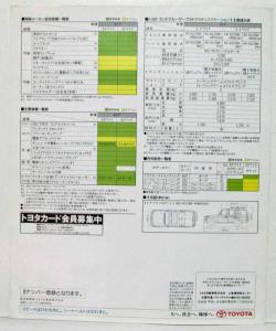 1990-1996 Toyota Land Cruiser Prado Active Vacation Sales Brochure Japanese Text