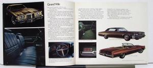 1972 Pontiac Prix Bonneville Parisienne Catalina Laurentian Canadian Brochure