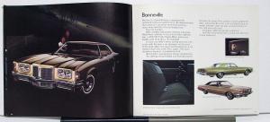 1972 Pontiac Prix Bonneville Parisienne Catalina Laurentian Canadian Brochure