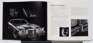 1972 Pontiac Prix Bonneville Parisienne Catalina Laurentian Canadian Brochure