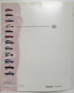 1998 Toyota Avalon Sales Brochure