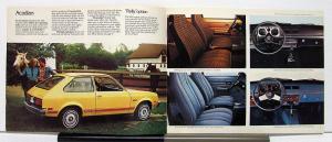 1977 Pontiac Acadian Canadian Sales Brochure & Specifications