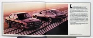 1985 Pontiac Sunbird Canadian Sales Brochure