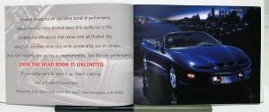 1998 Pontiac Firebird Canadian Sales Brochure