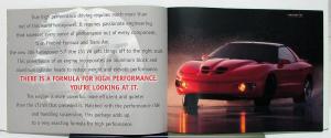 1998 Pontiac Firebird Canadian Sales Brochure