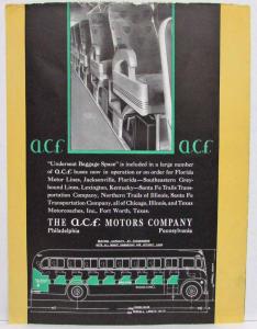 ACF Bus Underseat Baggage Sales Brochure