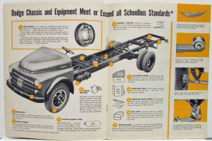 1953 Dodge Trucks New Job Rated School Bus Chassis Sales Brochure