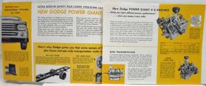 1958 Dodge Trucks Power Giants School Bus Sales Folder