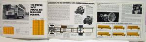 1974 Dodge Trucks School Bus Chassis Sales Folder