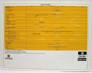 1974 Dodge Trucks School Bus Chassis Sales Folder