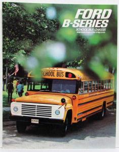 1970 Ford Truck School Bus Chassis B-Series Sales Brochure