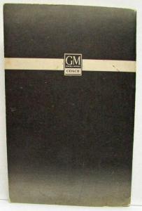 1946 GMC Coach Bus Things You Should Know About Your Diesel Engine Booklet