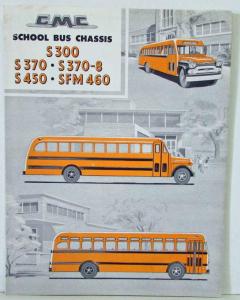 1959 GMC Trucks School Bus Chassis S300 S370 S370-8 S450 SFM460 Sales Folder