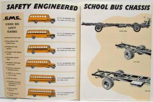 1959 GMC Trucks School Bus Chassis S300 S370 S370-8 S450 SFM460 Sales Folder