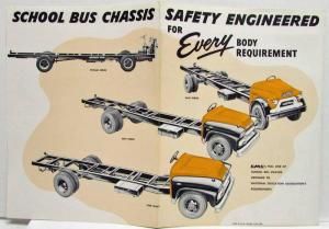 1959 GMC Trucks School Bus Chassis S300 S370 S370-8 S450 SFM460 Sales Folder