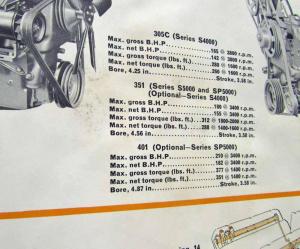 1961 GMC Trucks School Bus Chassis S4000 S5000 SP5000 Sales Brochure