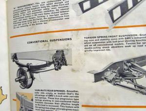 1961 GMC Trucks School Bus Chassis S4000 S5000 SP5000 Sales Brochure