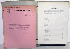 1958 Studebaker & Packard Dealer Service Shop Manual Supplement Original