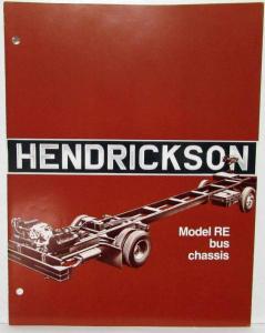 1978 Hendrickson Model RE Bus Chassis Sales Brochure