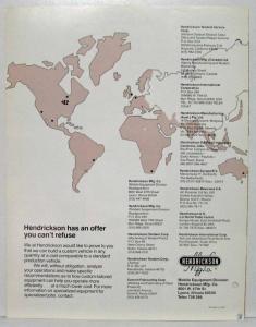 1978 Hendrickson Model RE Bus Chassis Sales Brochure