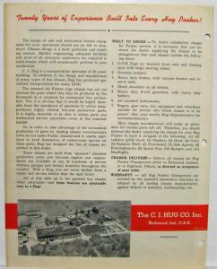 1940-1942 Hug Pusher Bus Chassis Sales Brochure