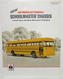 1961 International IH SchoolMaster School Bus Chassis Sales Brochure - Canadian