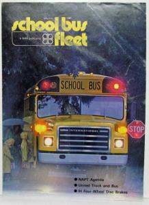 1980 International Harvester School Bus Fleet Publication Article Reprint