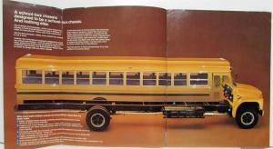 1981 International Harvester Schoolmaster Chassis 1723 1823 1853 Sales Brochure