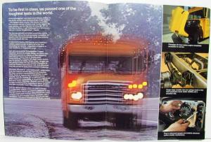 1981 International Harvester Schoolmaster Chassis 1723 1823 1853 Sales Brochure