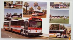 1980-1985 MAN SG-310 Articulated Bus Photo Sheet - Set of 2