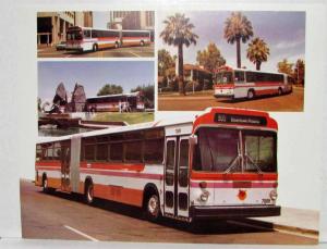 1980-1985 MAN SG-310 Articulated Bus Photo Sheet - Set of 2