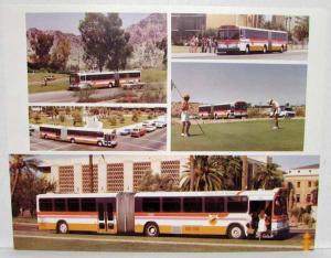 1980-1985 MAN SG-310 Articulated Bus Photo Sheet - Set of 2