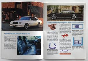 1981 Chrysler Cordoba Canadian Sales Brochure