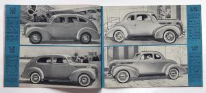 1938 Ford V8 Model 81A 82A Sedan Coupe Canadian Sales Brochure