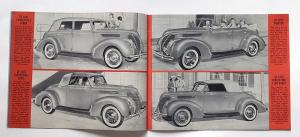 1938 Ford V8 Model 81A 82A Sedan Coupe Canadian Sales Brochure