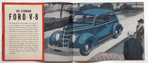 1938 Ford V8 Model 81A 82A Sedan Coupe Canadian Sales Brochure