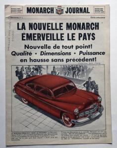 1948 Ford Monarch News Canadian Magazine May French Text