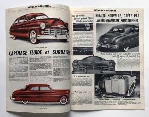 1948 Ford Monarch News Canadian Magazine May French Text