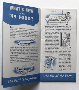 1949 Ford Quick Facts Standard Custom Canadian Sales Brochure