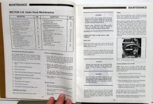 1976 Ford Passenger Car Owner Maintenance & Light Repair Manual Mustang II Pinto