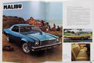 1974 Chevrolet Chevelle Malibu Classic Laguna S3 Spanish Text Sales Brochure